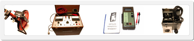 Spannungsmessgerät, Voltmeter, Strommessgerät, Amperemeter, Frequenzmessgerät, Oszilloskop, Schwingungsmessgerät, Temperaturmessgerät, Messverstärker, Signalgenerator, Impulszähler